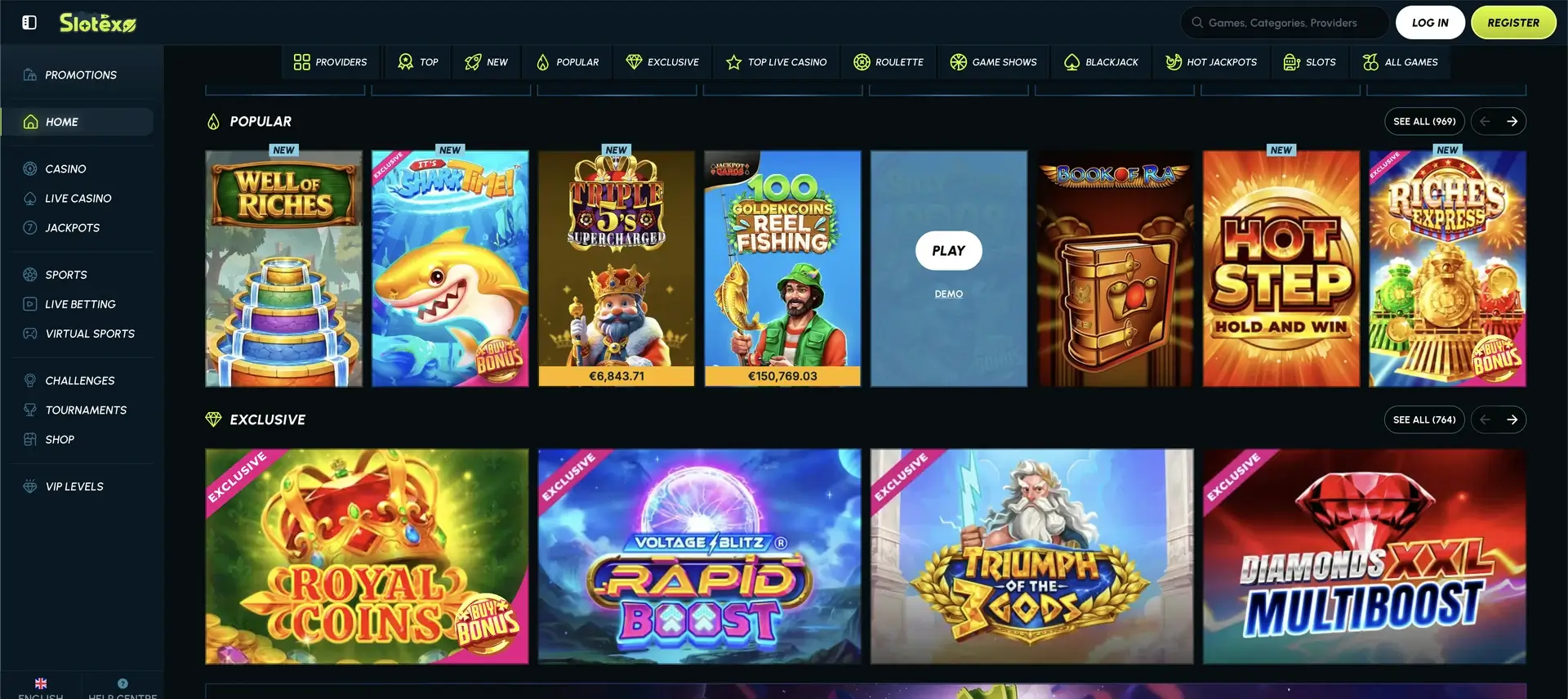 Slotexo Casino