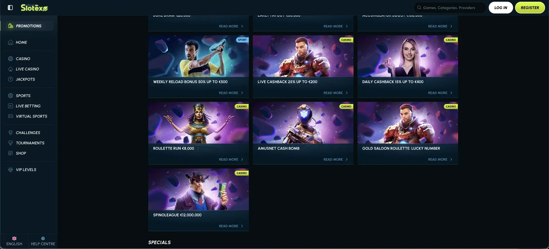 Slotexo Casino Promo Code